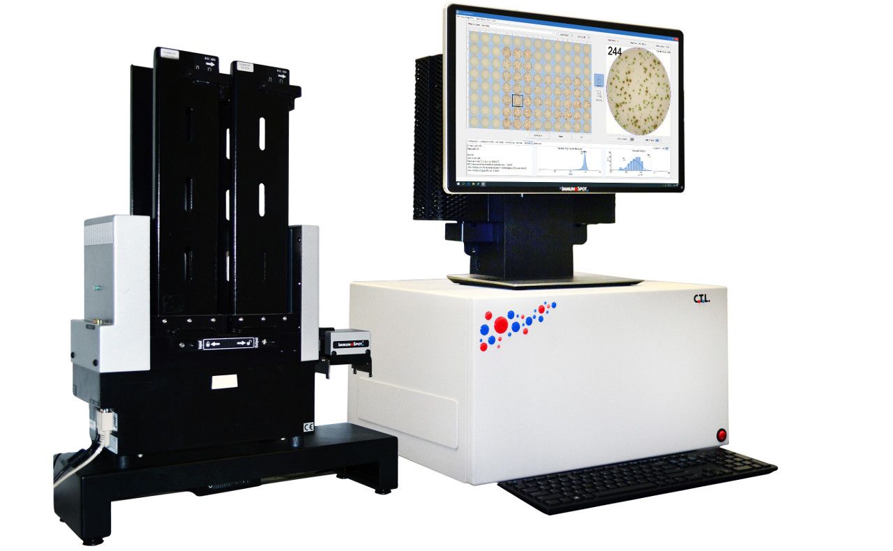 ImmunoStack with analyzer